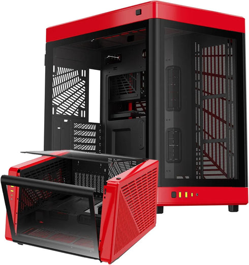 GAMDIAS NESO P1 Full Tower PC Case Red (No Fans Included) - Anigma